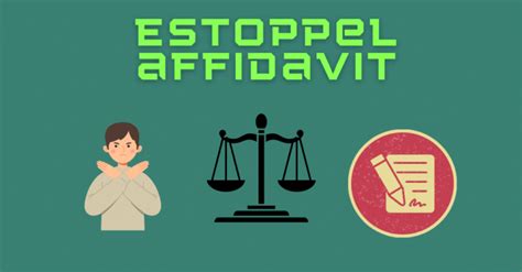 Estoppel affidavit - AffidAvitsScale