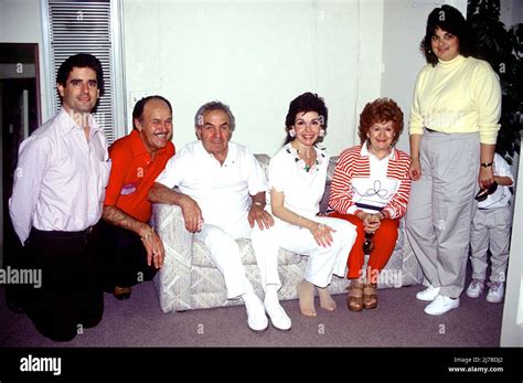 Annette Funicello and her family photographed at at Knott's Berry Farm ...