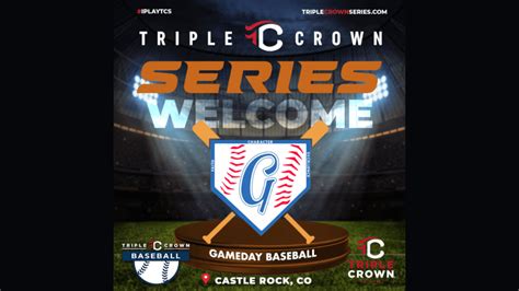 Gameday Baseball announces launch of 2023 Triple Crown Series Schedule ...