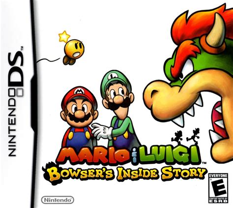 Mario & Luigi: Bowser's Inside Story (2009) Nintendo DS box cover art ...