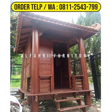 Gazebo Mewah 2x3 Pos Satpam Minimalis Kayu Kelapa di Bantul Yogyakarta ...