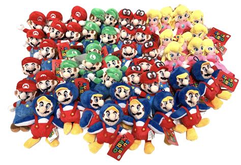 Super Mario Nintendo 7 Inch Plush Toy Character Variety 50 Pc. Mix - Walmart.com