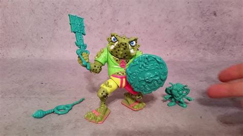 Napoleon Bonafrog - 1990 Vintage TMNT Teenage Mutant Ninja Turtles Action Figure Review - YouTube