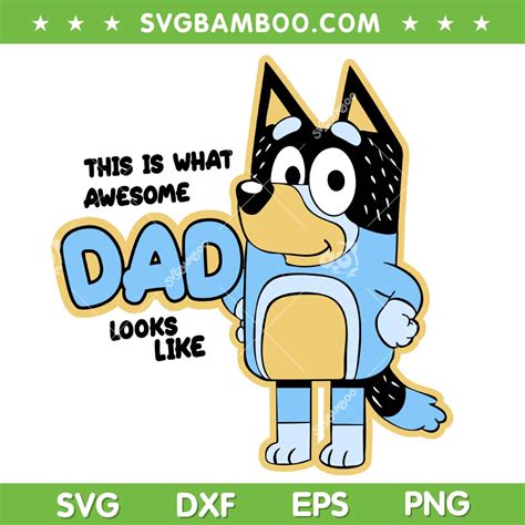 Bluey Dad SVG PNG