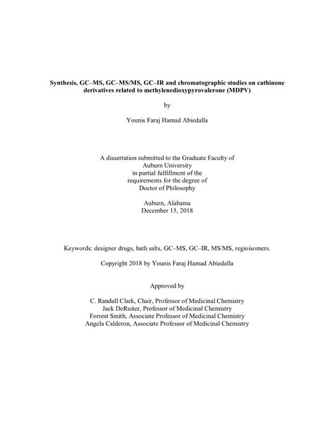 Synthesis, GC–MS, GC–MS/MS, GC–IR and Chromatographic Studies on Cathinone Derivatives Related ...