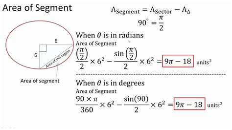 Area of Segment - YouTube