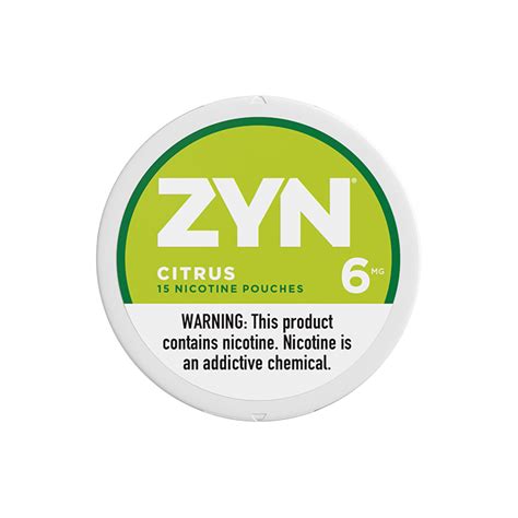 ZYN Citrus 6mg - Buy Nicotine Pouches Online | Northerner US