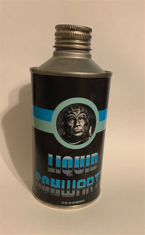 Spaceballs Prop Replica Liquid Schwartz Can - Etsy