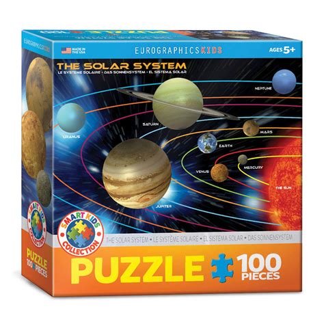 The Solar System Jigsaw Puzzle - 100 Pieces | Eurographics – MightyToy