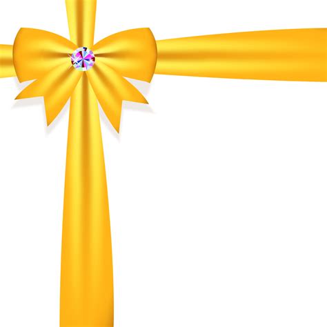 Gift bow with ribbon Vector illustration 8238446 Vector Art at Vecteezy