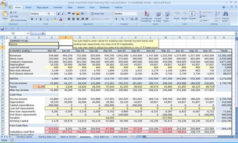 Personal Cash Flow Statement Template Excel