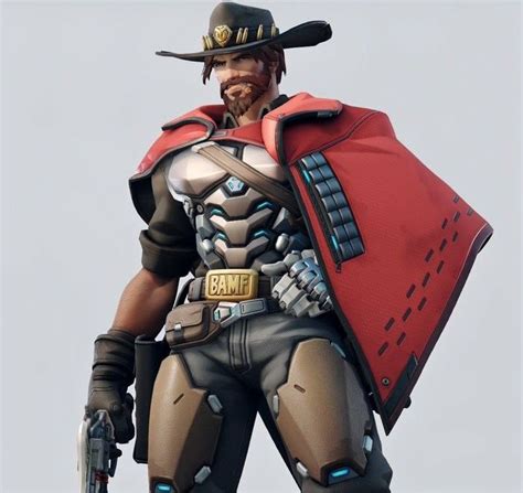 McCree Overwatch 2 design | Overwatch, Mccree overwatch, Character poses