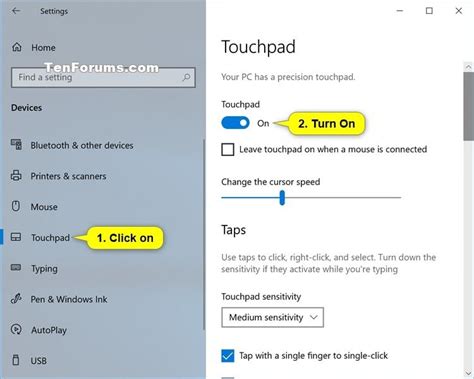 Enable or Disable Touchpad in Windows 10 | Tutorials