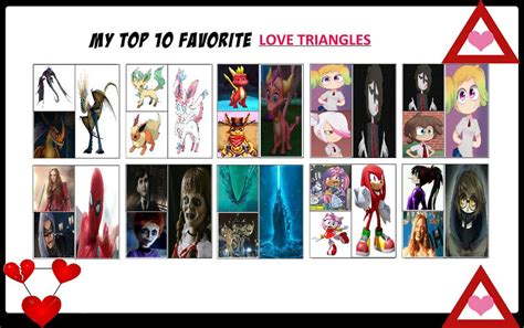 Top 10 Favorite Love Triangles by BuddiTheTurtleBoy on DeviantArt