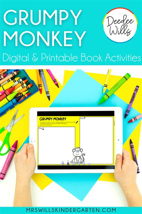 Grumpy Monkey Book Activities | Book activities, Read aloud activities, Interactive writing