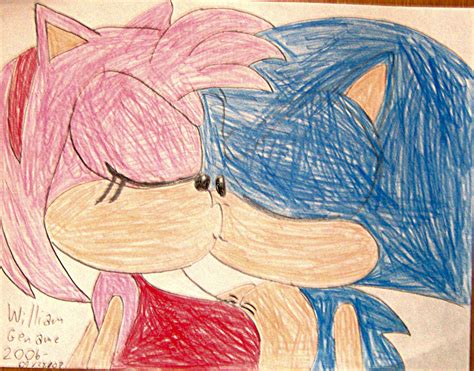 Sonic Sonamy Kissing
