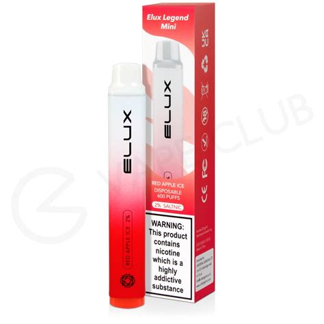 Red Apple Ice Elux Legend Mini Disposable Vape