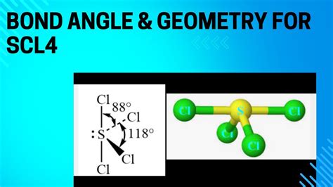 How to determine the bond angle for SCL4 # CHEMISTRY#bonding - YouTube