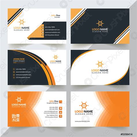 Business Card Layout Template