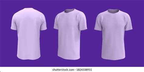 Purple T Shirt Front Back Photos, Images & Pictures | Shutterstock