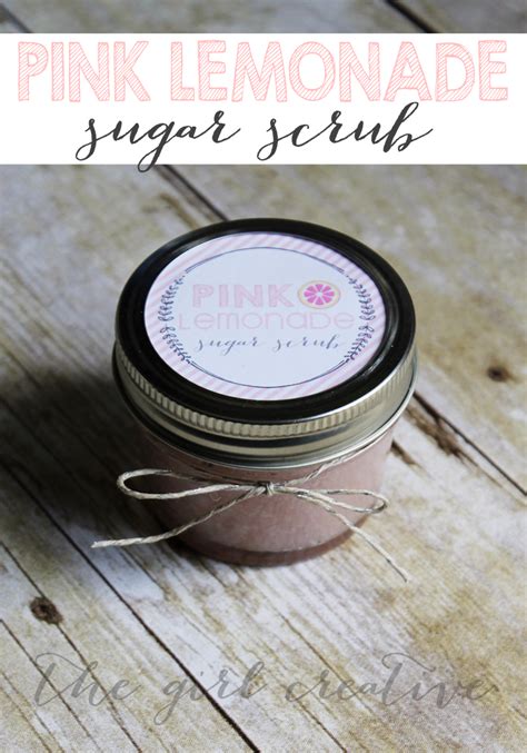 Pink Lemonade Sugar Scrub - The Girl Creative