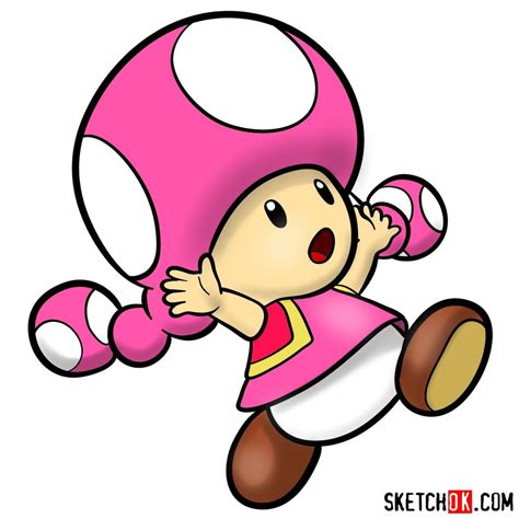 Toadette Coloring