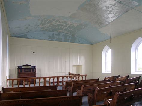 Côte St. George Presbyterian church interior, Saint-Télesphore, 2003 ...