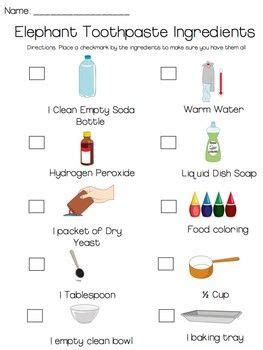 Elephant Toothpaste Recipe | Recip prism