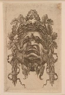 Masque feuillagé d'homme grimaçant | bibliodyssey.blogspot.c… | Flickr