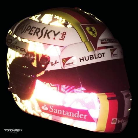 Vettel Helmet Design Singapore GP 2017. Made by JMD