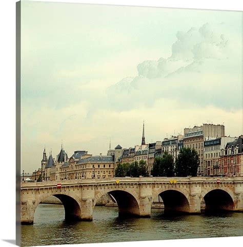 The many bridges crossing the Seine River in Paris, France. Wall Art, Canvas Prints, Framed ...