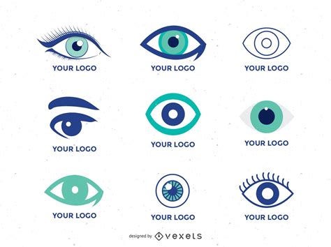 Eye Logo Template Collection Vector Download