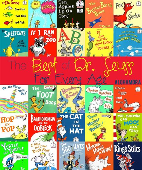 Alohamora: Open a Book: The Best of Dr. Seuss Books for Every Age and Grade {Seuss Birthday/Read ...