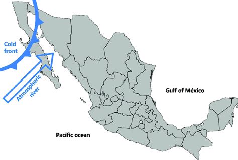 Weather systems on January 21, 2021 in Baja California Sur. 48 ...