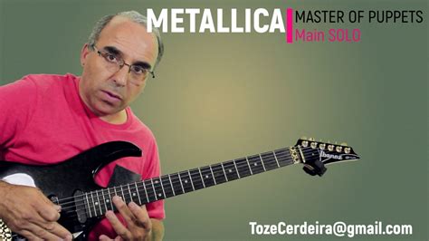 Master of Puppets (Solo) como tocar - YouTube