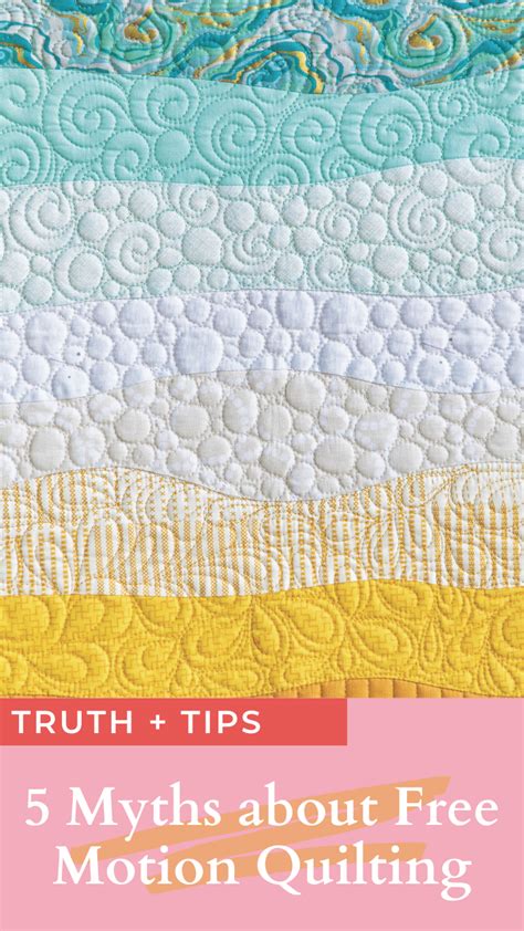 5 Myths about Free Motion Quilting | Blossom Heart Quilts | Modern Quilting | Bloglovin’