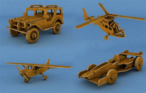 3D model laser-cut toys wooden - TurboSquid 1242622