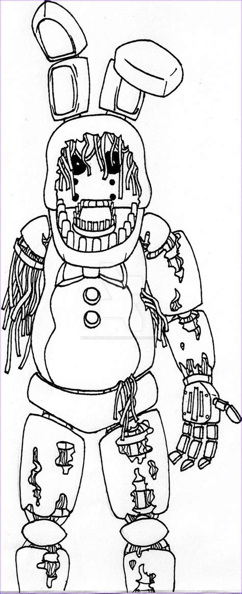 Anime Fnaf Coloring Pages