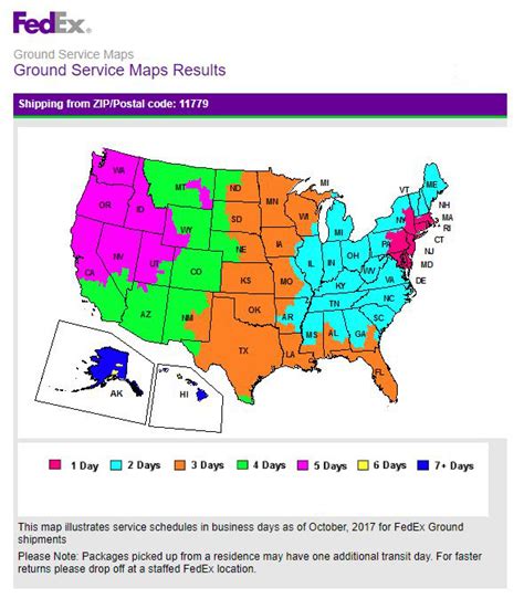 Fedex Ground Map