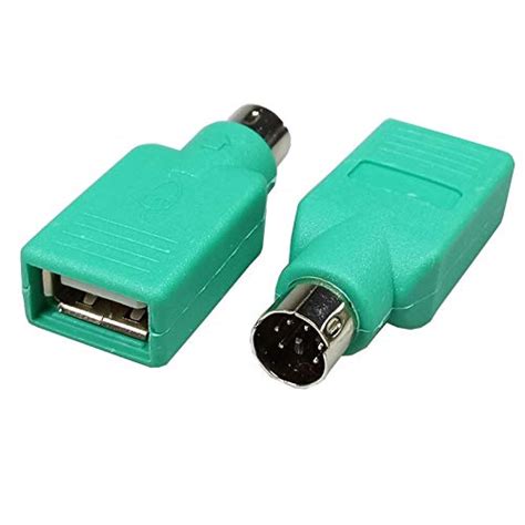 Generic 10Pcs Usb Female Jack To 6 Pin Din Ps2 Male Plug Cable Adapter ...