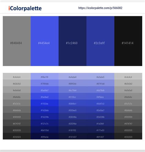 150+ Latest Color Schemes with Royal Blue And Black Color tone ...