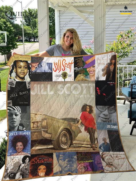 Jill Scott Albums Poster Cover Music Singer Quilt Blanket | Etsy