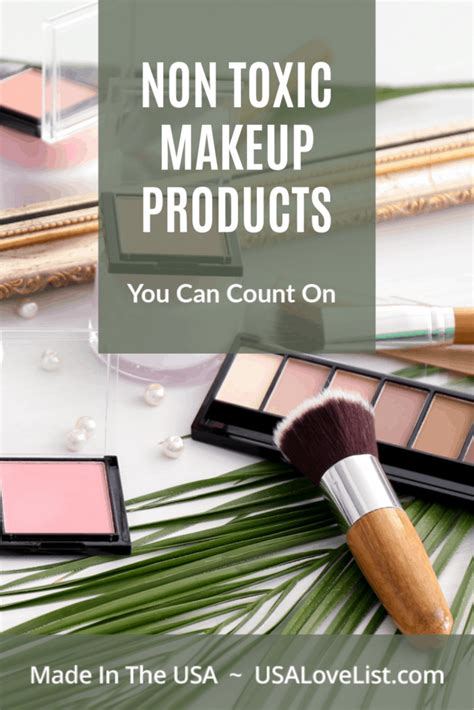 Non Toxic Makeup Products We Love, All American Made • USA Love List