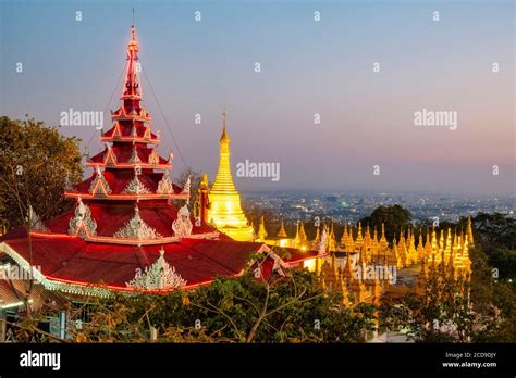 Mandalay hill pagoda hi-res stock photography and images - Alamy