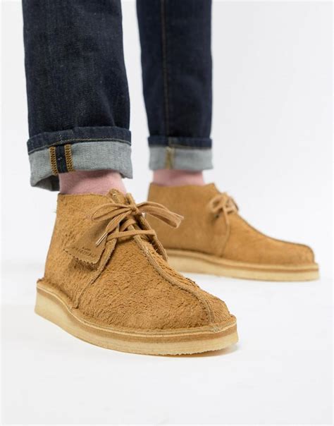 Lyst - Clarks Desert Trek Boots In Oak Suede in Natural for Men