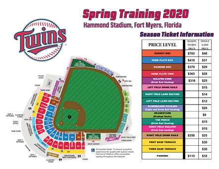 Hammond Stadium Seating Chart