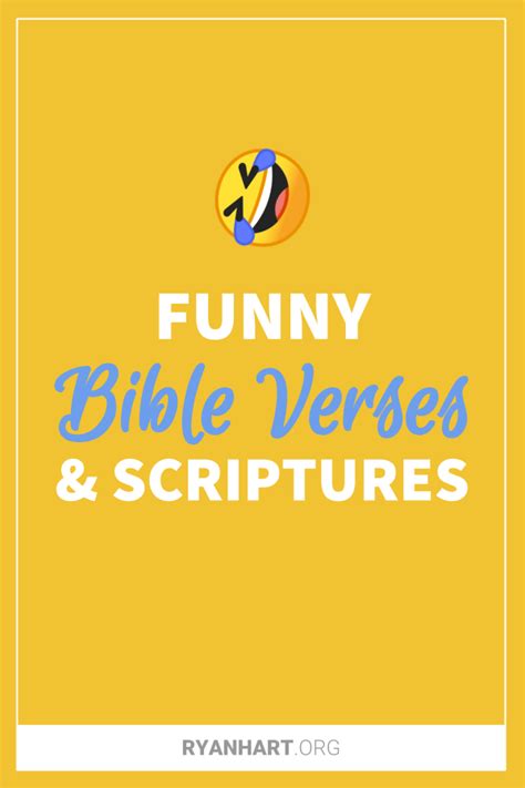 15 Funny Bible Verses and Scriptures | Ryan Hart