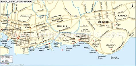 Map Of Honolulu Hawaii – Map Of The Usa With State Names