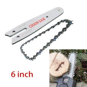 6 Inch Chainsaw Chain /Guide Bar Replacement For Mini Electric Chain Saw HL | eBay