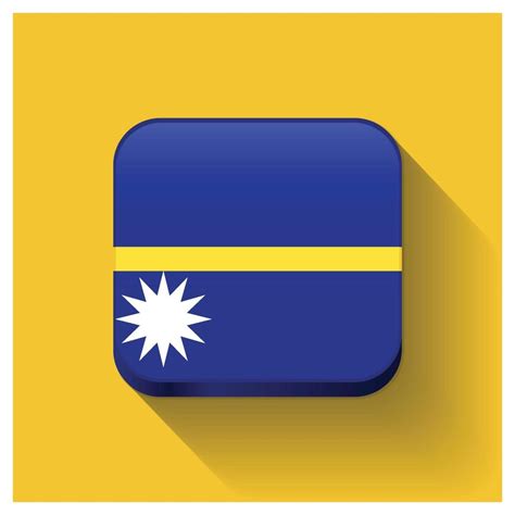 Nauru flag design vector 13304675 Vector Art at Vecteezy